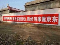 京东下乡潍坊刷墙：发家致富靠劳动，勤俭持家